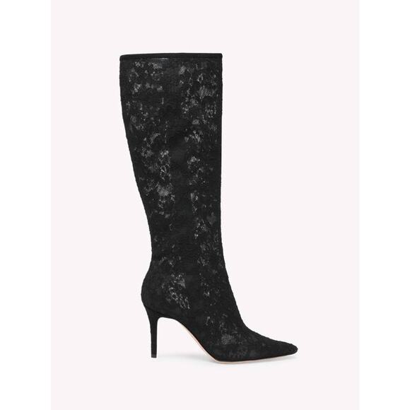 Gianvito Rossi Shoes - Gianvito Rossi Claudia 85 Lace Boot in Black 38
